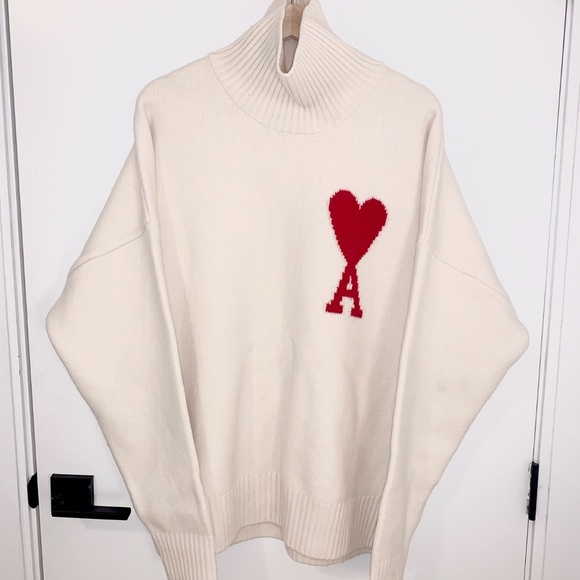 Ami Alexandre Matussi Off-White Turtleneck - Picture 2 of 3